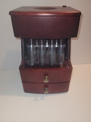 Magnif Deluxe Coin Sorter Wood Classic Cherry Finish