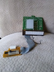 Sharp XE-A110 Electronic Cash Register Parts: Digital Display Circuit Board Swit