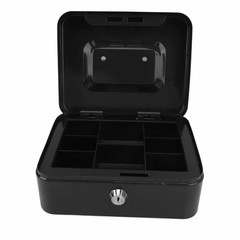 7.87″x 6.30″x 3.54″ Medium Cash Box with Combination Lock and Slot, Double La…