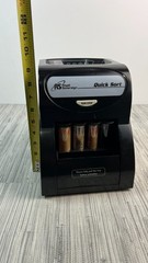 Royal Sovereign Quick Sort Electric Coin Sorter Machine Black QS-1AC Tested