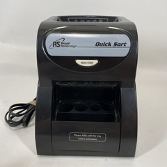 Royal Sovereign Quick Sort Electric Plastic Coin Sorter Machine tested