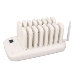 Wireless Calling System 16 Pagers 546yd Transmission 2 Working Modes Touch NPNF