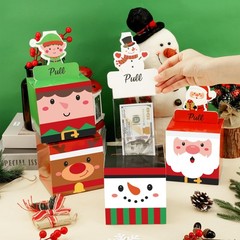 4 Pack Christmas Money Box for Cash Gift Pull Christmas Surprise Money Holder…