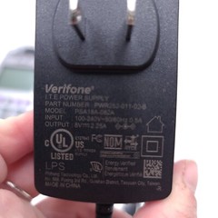 Verifone VX520 CTLS Dual Comm Credit Card POS Machine Silver w/ Adapter Charger