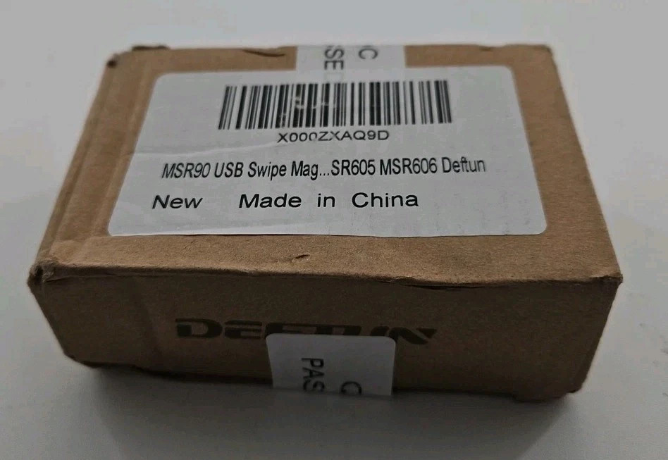 Deftun – MSR90 – USB Swipe Magnetic Card Reader – NIB