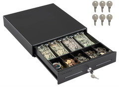 13″ Electronic Cash Register Drawer for Point of Sale System with 4 Bill 5 coin