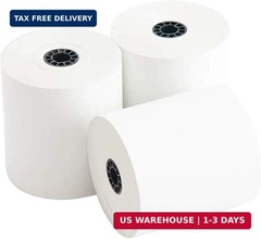3 1/8″ x 190′ (50 POS Rolls) Bpa Free Thermal Receipt Printer Paper 318190 BuyRe