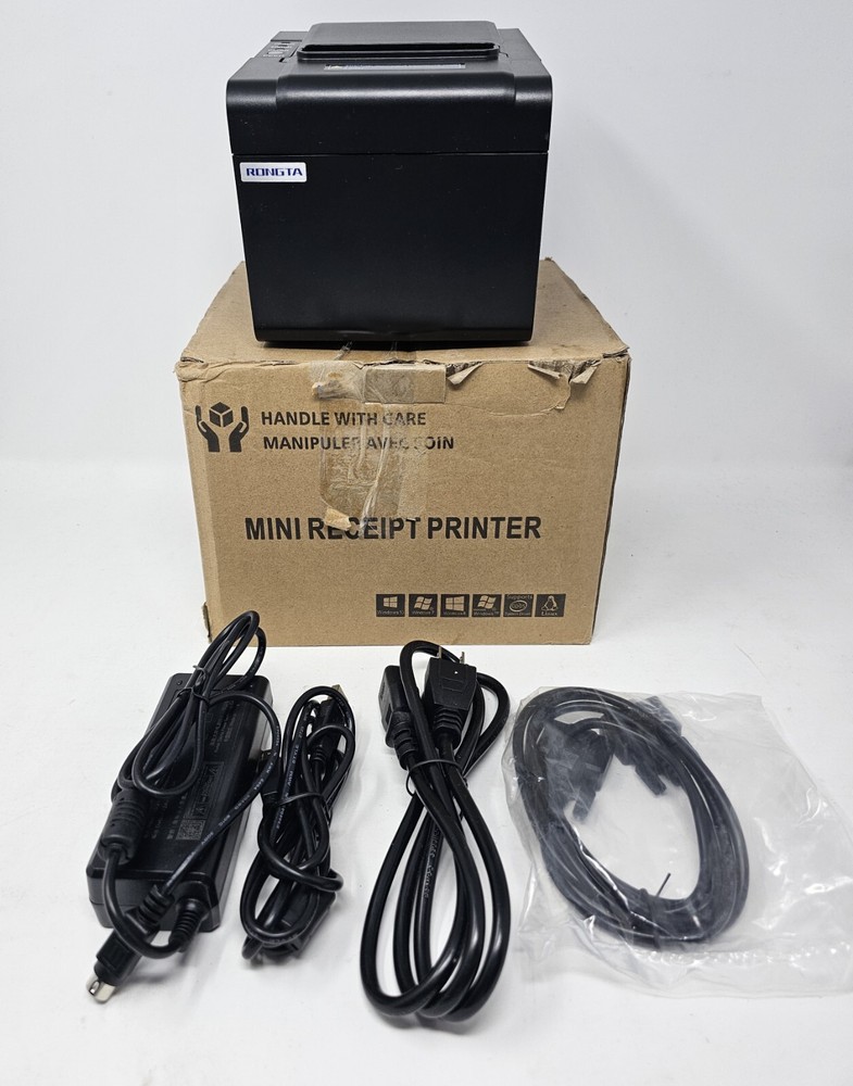 Rongta POS Printer 80mm USB / LAN Thermal Receipt Printer RP326 – New Open Box