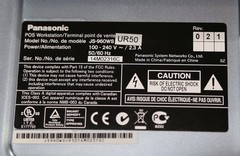 JS960WSUR50OS2 Panasonic Stingray Envo POS Workstation, Resistive (New)