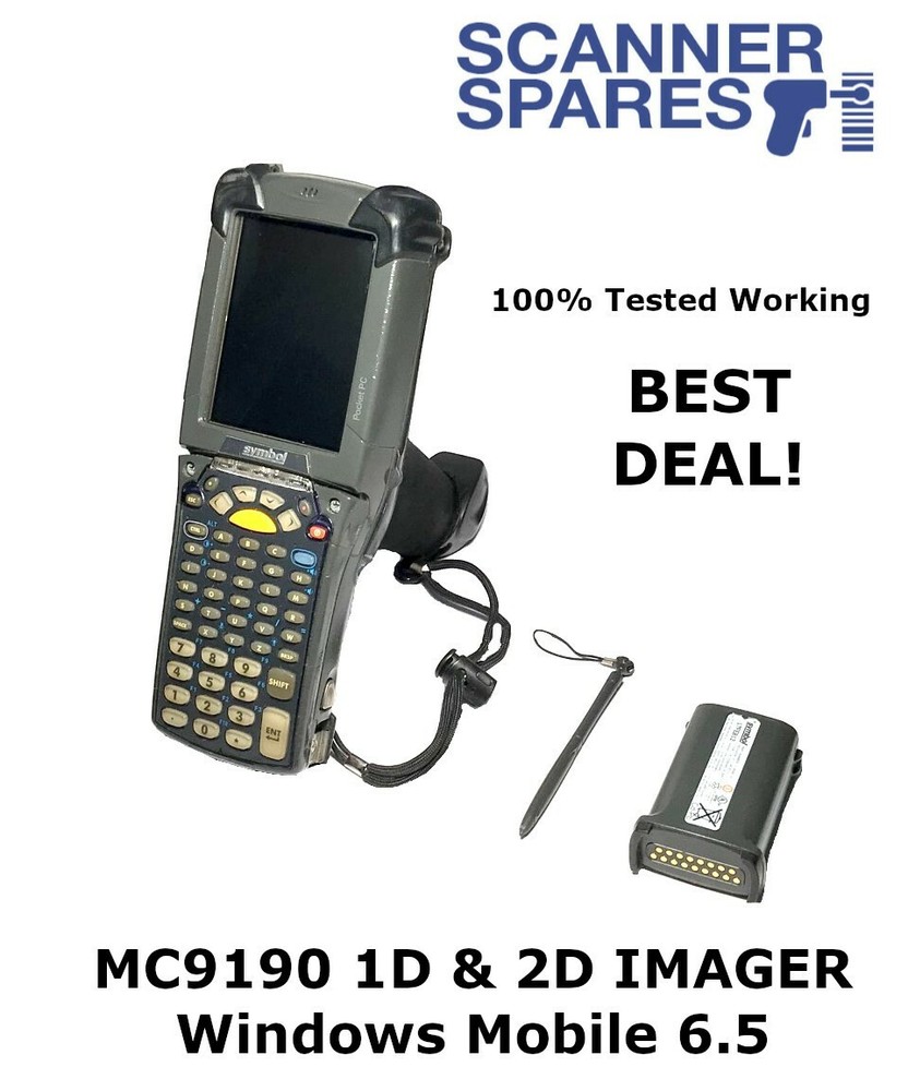 Motorola MC9190-G30SWEQA6WR Windows Mobile 6.5 MC9190 2D AND 1D Imager