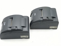 Lot of 2 Epson TM-U220B M188B Ethernet Dot Matrix POS Receipt Printer