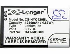 1250mAh Battery For Honeywell Captuvo 70e;75e;SL22;SL22 Sled;SL42;SL42 Sled;SL62