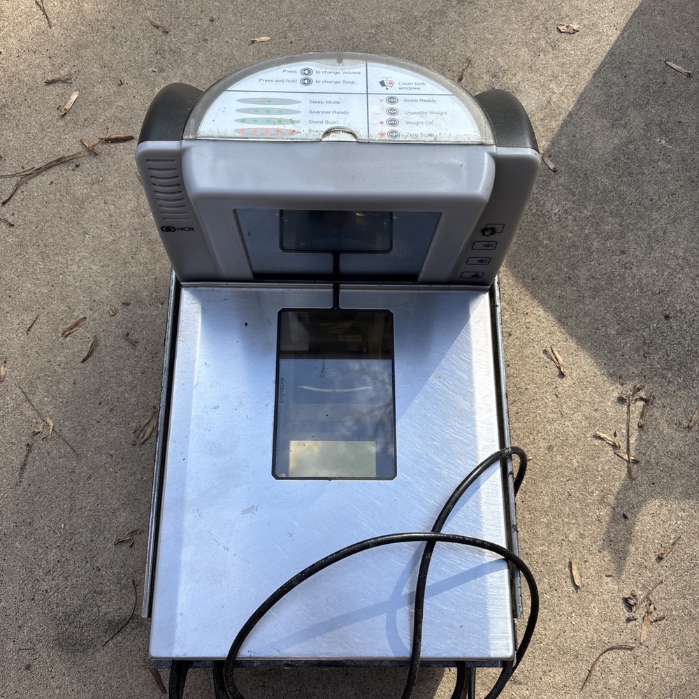 NCR 7878-2000 Bi-Optic POS Scanner/Scale UNTESTED SOLD AS IS