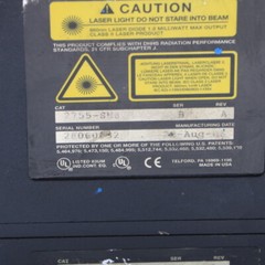 ACCU-SORT 2755-SN8 W/ ALLEN BRADLEY 2755-NB40 BARCODE READER SCANNER