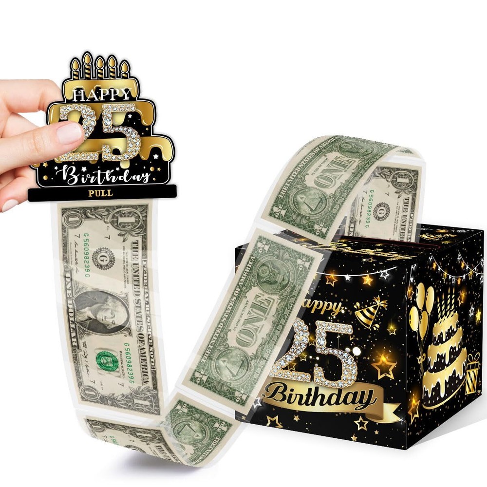 Birthday Money Box for Cash Gift Surprise Box Explosion Gift for Women Men Pu…