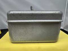 Union Steel Chest Corp Utilco Gray & Blue Steel Cash Box – No Key
