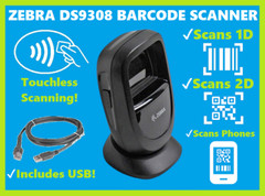 ✅Zebra DS9308 2D/1D/QR Code Barcode Scanner with USB Cable for Point of Sale!🔥⭐