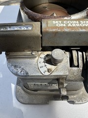 Vintage Klopp CM Hand-Crank Coin Counter – Working (Quarters Need Adjustment)