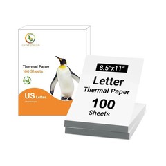 Fold Version Thermal Printer Paper 8.5 x 11 Inch,Thermal Paper 8.5 x 11 Compa…