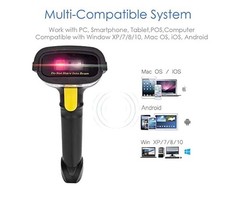 NETUM 2D Barcode Scanner Compatible 2.4G Wireless & Bluetooth USB 1D NT-1228BL