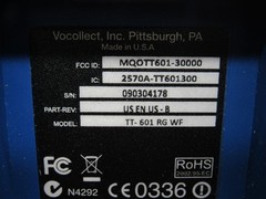 5 LOT – Honeywell / Vocollect T2X Talkman Device TT-601 Terminal