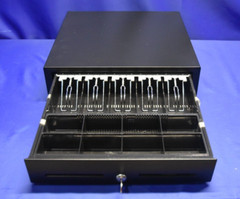 Touch Dynamic CD-BL-3000 Cash Drawer Black 16 W X 16 D 5 Bill & 8 Coin W/Key