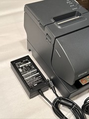 Epson TM-H2000 M255A Thermal POS Receipt Printer With Power Cord & USB Cord