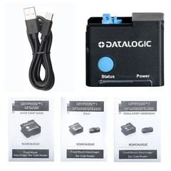 Datalogic Gryphon GFS4520-BKK1-RED Red Light USB 1D/2D Barcode Scanner w/ Cable