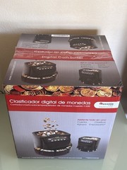 Cassida C200 USA Coin Counter Sorter Roller Black NEW OPEN BOX