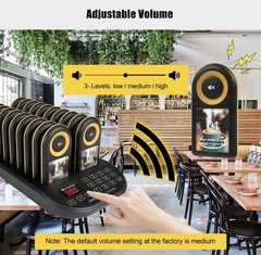 RETEKESS TD169 wireless calling system pager for restaurant PC function 20 Pager