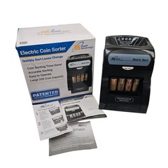 Royal Sovereign QS-1AC Quick Sort Coin Sorter Counter Machine Manual & Box Works