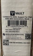 VAULT Connect2 MINI for iPad 6th Gen, Ingenico Moby/5500 Adapter Black (H3)