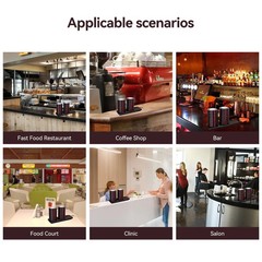 RETEKESS TD163 Restaurant Pager Wireless Calling System with Space Saving Low