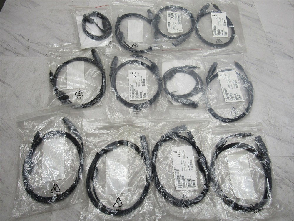 12 LOT – NEW Motorola 25-54956-01R Power Cable Assembly Connects PS 50-14000-122