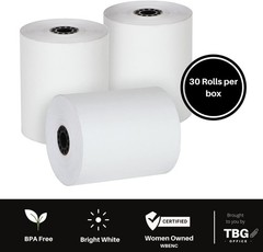 3 1/8 x 230ft Receipt Paper Rolls BPA Free Point of Sale