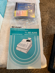 Sharp XE-A20S Electronic Cash Register With 4 Keys / Excellent Condition