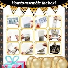 Birthday Money Box for Cash Gift Surprise Box Explosion Gift for Women Men Pu…