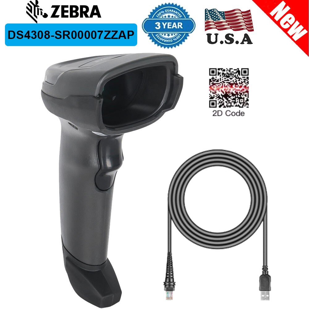 Symbol Zebra Motorola 1D 2D Handheld USB Barcode Scanner DS4308-SR00007ZZAP