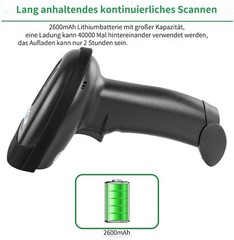 NT-1228BC Bluetooth & 2.4G Wireless Barcode Scanner for PC, Mac, Android