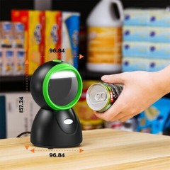 1D/2D/QR Desktop Barcode Scanner USB Hand-free 3Moudles Auto Code Reader POS PC