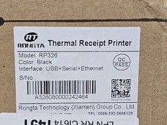 Rongta POS Printer 80mm USB / LAN Thermal Receipt Printer RP326 – New Open Box