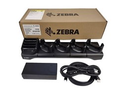 Zebra TC51/56 5-slot Charge only W/4-Slot sparebattery charger,