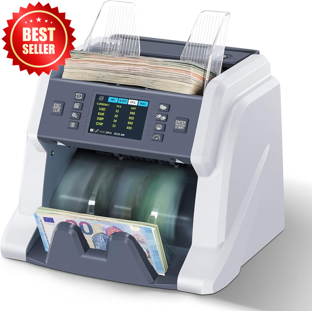 Mixed Denomination Money Counter Machine Multi Currency CIS UV MG IR US