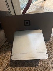 Used with box SQUARE POS SYSTEM REGISTER. Black with printer