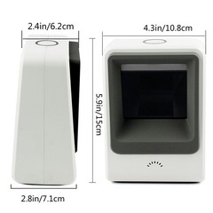 2D Barcode Scanner Symcode Omnidirectional Hands-Free USB Barcode Reader Scanner