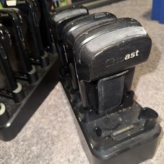 8 Untested/AS-IS Toast GO 1 (TG100) Handhelds W/2 Charging Bases Need PowerCords