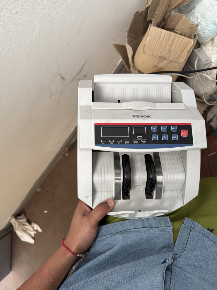 Vevor Bill Counter Machine with LED Display and Counting Modes