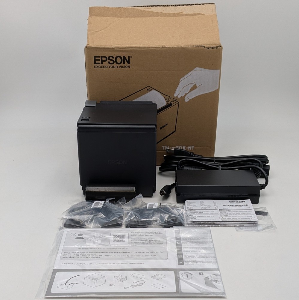 Epson TM-m30II-NT-022 M362C Thermal POS Receipt Printer USB + Ethernet