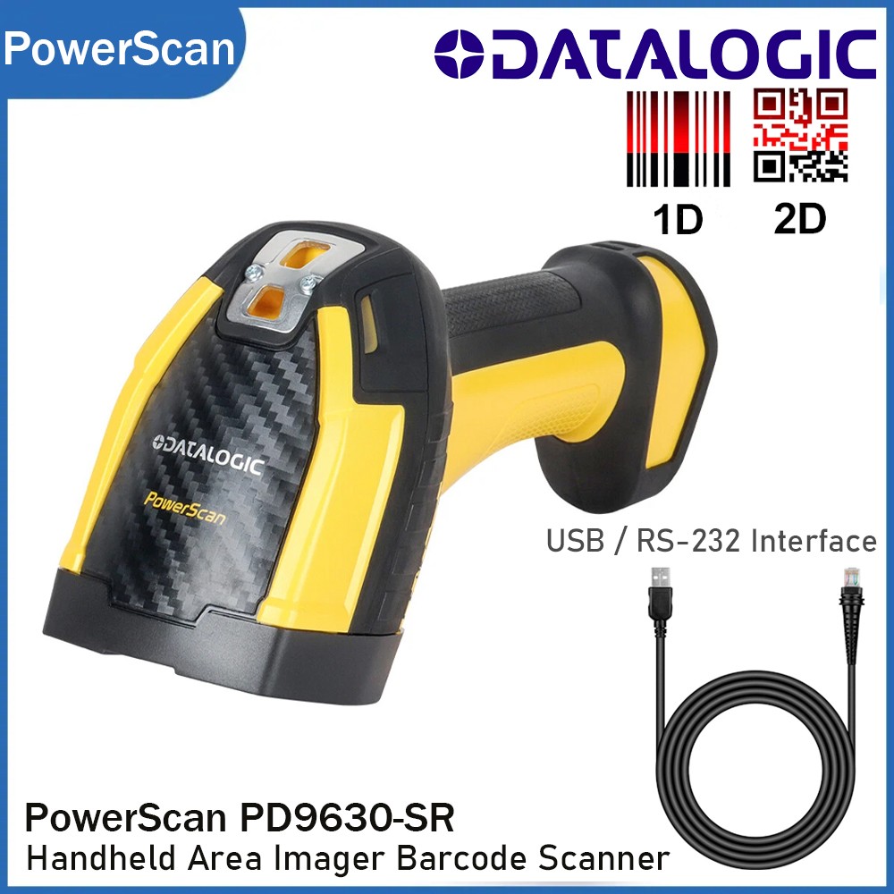 Datalogic PowerScan PD9630-SR Handheld 1D 2D Area Imager Barcode Scanner Reader