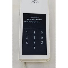 Clover Flex C403 Handheld POS Wireless Payment Terminal White w Printer Locked